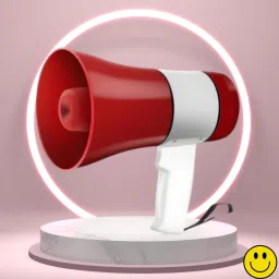Handheld Megaphone with Siren, Microphone & Rechargeable for Outdoor EventsB86 Megaphone Portable Megaphone Siren Loudspeaker Function &Long Battery BackupW86 Outdoor PA System-4