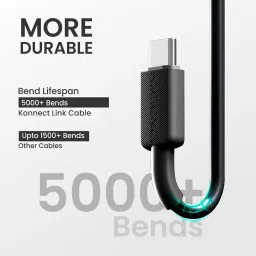 Portronics Type C 3 A 1 m Konnect Link Type C Fast Charging Cable image 3