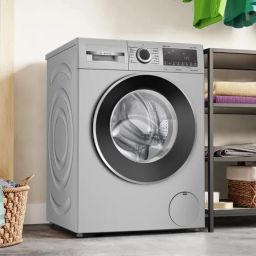 bosch 7 kg Fully Automatic Front Load with In-built Heater Silver image 4