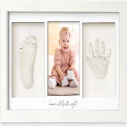 Newborn Hand & Foot Print Photo Frame, Baby Memories, Child Gift (Rectangle) 18 inch BABY FOOTPRINT RECTANGLE (BIG)-image-76