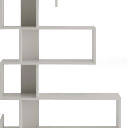 furneaser Allesia Book Shelf with Storage Display Rack Open Bookcase Stand, Engineered Wood Semi-Open Book Shelf image 3