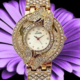 Analog Watch - For Girls BUTTERFLY GOLDEN 047-picture-44