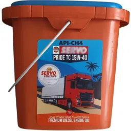 Pride TC 15W-40 Diesel Engine Oil – 7.5L | API CH-4 | For Heavy Vehicles Servo Pride TC 15W-40 Diesel Engine Oil – 7.5L Heavy Duty Engine Oil-14