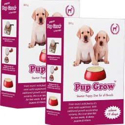 Puppy Feed & Health Supplement Diet to Fulfill Growth & Nutrients deficiency Vanilla 0.6 kg (2x0.3 kg) Dry New Born Dog & Cat Food-19