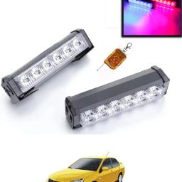 6LED/12V Police Light With Remote Red/Blue Colour For Car-52 Fog Lamp Car LED for Mitsubishi (12 V, 55 W)-image-64