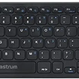 ASTRUM KW280 Slim Wireless Keyboard with Touchpad (Black) Wireless Standard Multi-device Keyboard Compatible with Desktop, Laptop, Mac multimedia_keys,Astrum KW280-15