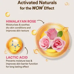 WOW SKIN SCIENCE Set Of 3 Himalayan Rose Body Lotion For Light Hydration - 400ml Each image 5