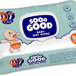 SOOO GOOD Baby Wet Wipes With Aloe vera, Anti-Rash, Alcohol-Free, Thick & Soft-image-41
