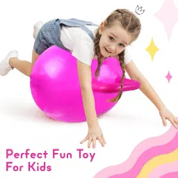 zobro Jumping Hopping Inflatable Sit and Bounce Multi-Function Jump Bounc with Handle Inflatable Hoppers & Bouncer, Infatable Ball image 2