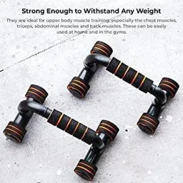manrom Double Toning ResistanceTube&Double Spring Tummy Trimmer with Push up Bar Stand Ab Exerciser image 4