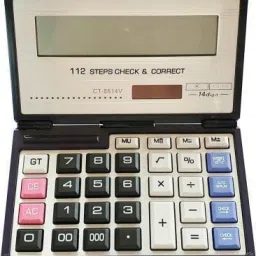 CT-8814V Laptop Calculator Folding Multifunctional Big Display BasicCalculator-11