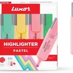 Pastel Highlighter Pack Of 5 With XO Pen-19