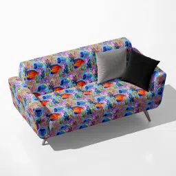 AZ5008381SOF_FB_RF_R-SP_D56^80_VL Watercolor Corals & Fishes Pattern D1 Velvet Sofa Fabric Sofa Fabric-11