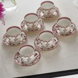 trovea's Pom Passion 24K Gold-Plated Cup And Saucer Set (Pack Of 6)-picture-16