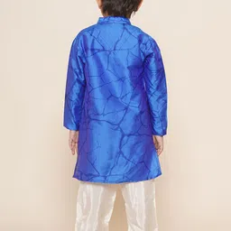 Sethukrishna Boys Abstract Printed Kurta with Pyjamas image 4