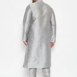 VASTRAMAY Men Plus Size Regular Kurta with Churidar image 4