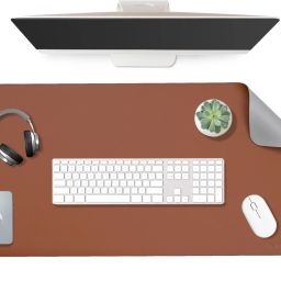 Aropana Vegan Leather Desk Pad Laptop Waterproof Protector,Office DeskMat(36"x17"inches) Mousepad-20