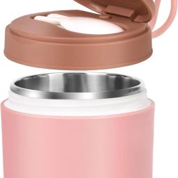 Baby Pink 1 Layer Stainless Steel Insulated Tiffin for Office|School|Travel 1 Containers Lunch Box-20