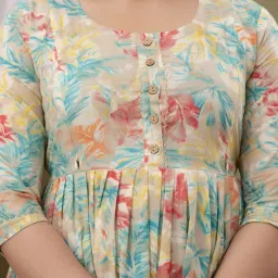 Women Printed Pure Cotton Anarkali Kurta-image-16