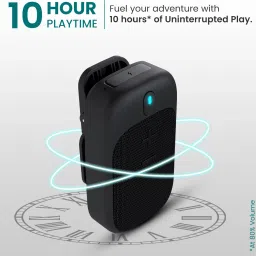 Portronics Talk 4 2W Wearable Bluetooth Speaker With inBuilt Mic,Spring Clip,Easy Control 2 W Bluetooth Speaker image 3