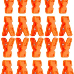 20 Pcs Plastic Cloth Hanging Clips Clothes Plastic Cloth Clips-image-79
