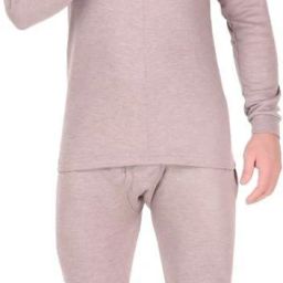 KZALCON Men's Thermal Set (Round Neck Vest And Trouser) Men Top - Pyjama Set Thermal-image-5