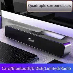 TEQIR E-91 TV SOUNDBAR ,HOME SOUNDBAR Original Quality Perfect Sound bar Mega Bass Wireless Bluetooth Speaker with TWS Connection/USB Input/Micro SD Card Reader/FM Radio/Aux Input/Hands Free Calling/BT SPEAKER ULTRA WITH 3D sound blast WITH GOOD quality good Super Bass GIF23 Splash proof/Waterproof NEW ARRIVAL Wireless Bluetooth Speaker with TF CARD/FM/USB DRIVE & AUX SUPPORTED IDEAL FOR CAR/LAPTOP/HOME AUDIO/GAMING SPEAKER 10 Bluetooth Speaker Splashproof/Waterproof NEW ARRIVAL Wireless Bluetooth Speaker with TF CARD/FM/USB DRIVE & AUX SUPPORTED IDEAL FOR CAR/LAPTOP/HOME AUDIO 10 W Bluetooth Laptop/Desktop Speaker image 5