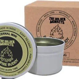Bonfire Buddy - Fire Starter 2.5”: Charcoal/Wood Starter/Mini Stove Flint Fire Starter-43