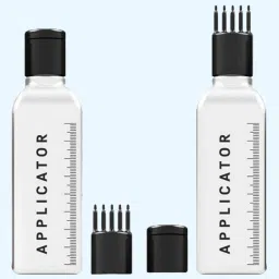 jsbm group Hair Root Applicator Bottle with Comb Cap Bottle With spray Bottle for Applying image 2