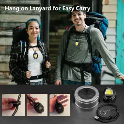 cartspace Keychain Flashlights, Rechargeable with Lighter, Whistles, , Bottle Opener LED Front Light image 4