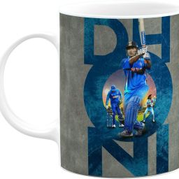 Ms Dhoni mug Captain Cool Mahi CSK Chenai Super King dhoni Cup (A) Ceramic Coffee Mug-image-75