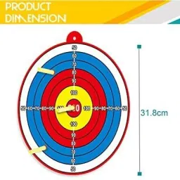hiki ziki Toilet Shooting Set Game Fun Target Gun Funny Novelty Toy Gift Soft Tip Dart image 3