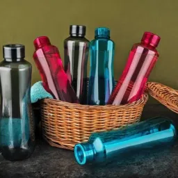 H2o Plastic Water Bottle For Fridge, School, Collage, Office, Kitchen 1000 ml Bottle-image-22