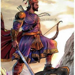 chatrapati shivaji maharaj Digital Reprint 19 inch x 13 inch Painting-4