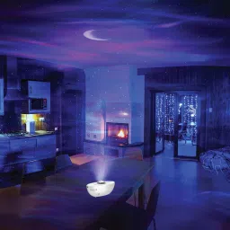 TECPHILE Smart Galaxy Wi-Fi Starship Projector with BT Speaker Nebula & Galaxy Effects Ceiling Lamp image 4