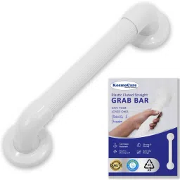Polypropylene Plastic Grab Bar with Fluted Anti-Slip Design-18" Shower Grab Bar-image-9