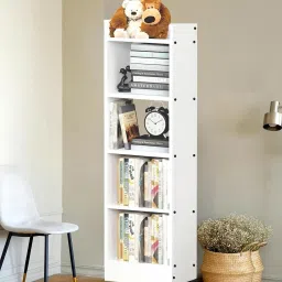 Book Shelf for Home Library - 5-Tier Multipurpose Book Storage for living room Engineered Wood Open Book Shelf-25