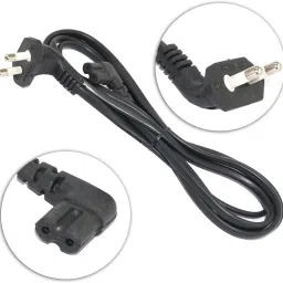 Krishna Toner Power Cord L Shape 90 Degree Universal AC Laptop Power Cable Cord Black Ink Toner-image-12