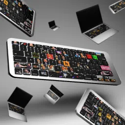 Golden Lion MEMES KEYBOARD STICKERR 05 LAPTOP Keyboard Skin-picture-22