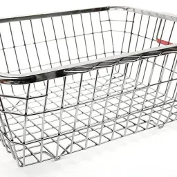Utensil Kitchen Rack Divine Good Quality Stainless Steel Dish Drainer/Steel Dish Drainer/ Tokri/Steel Rack/Kitchen Rack (54X45X20) / Dish Drainer/Dish Rack/Plate Rack/Kitchen Rack Steel, Steel-4