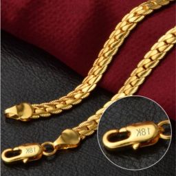 Classic 316L Stainless Steel Silver Chains for Men Gold Plated Gold-plated Plated Stainless Steel Chain-43