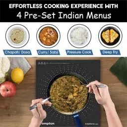 crompton 1500 W Induction Cooktop Push Button image 2