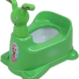 Green Cat Baby Potty Seat with Removable Tray and Lid (without Wheels) Potty Seat-image-85