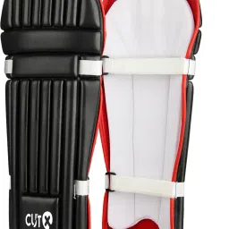 Cricket Batting Legguard for Kids, Cheap Moulded Black 19inch for 7 to 9 Years Cricket Guard Combo-image-67