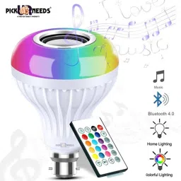 make ur wish Bluetooth LED Light Colourful built-in Audio Speaker Music Player With Remote Single Disco Ball image 3