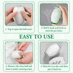 d&i collection Reusable and Washable Lint Roller Bal, Mini Travel Size Lint Rollerr for Clothes Lint Roller image 2