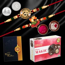 Rakhi gift for brother with Choco Beats(32-GM) | Rakhi set |Y22K2_525+526_CM32 Assorted Gift Box-image-28