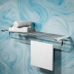 Aurum Multi Towel Rack | For Bathroom | Silver Towel Holder-image-29