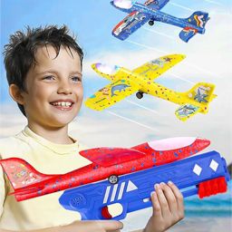 Smile Air Battle Gun Toys, Airplane Launcher Gun & Foam Glider Planes Armor Sets-33