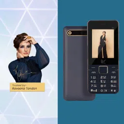 iair Basic Feature Dual Sim Mobile Phone with 2800mAh Battery, 2.4 inch Display Screen, 0.8 mp Camera with Big LED Torch (FPS4, Blue) image 3